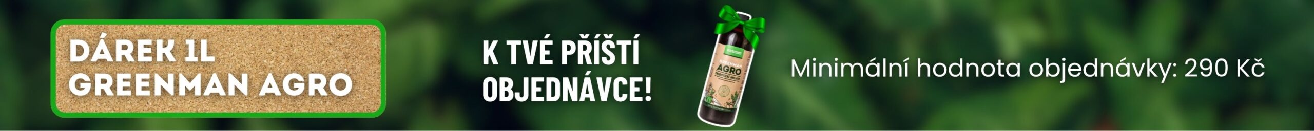 Dárek 1 l Greenman Agro – podzimní kampaň